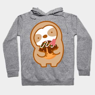 Cute Takoyaki Sloth Hoodie